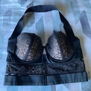 Victoria’s Secret Strappy Black Lace Top